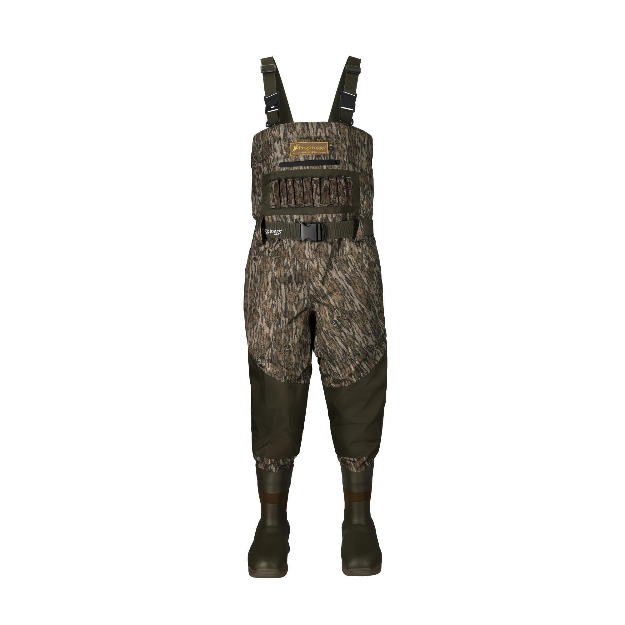 frogg toggs, Men's Grand Refuge 3.0 Bootfoot Wader, Size 10 Width Medium, Color Mossy Oak Bottomland, Model# 2GR013-800-100